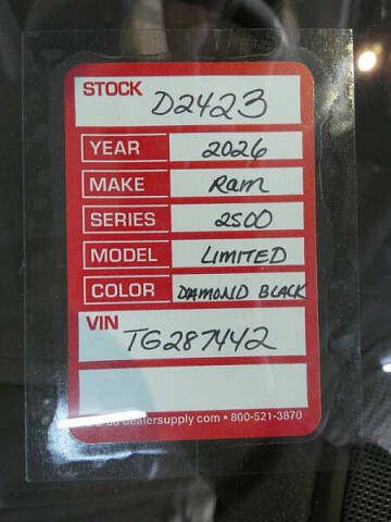 2026 RAM 2500