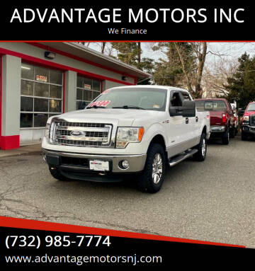 2014 Ford F-150 for sale at ADVANTAGE MOTORS INC in Edison NJ