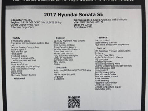 2017 Hyundai Sonata