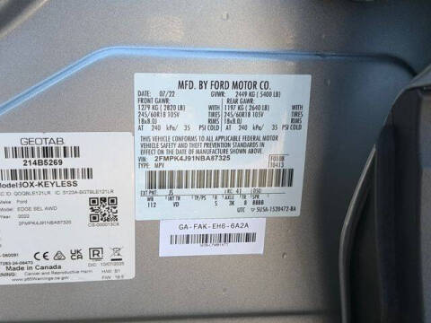 2022 Ford Edge SEL