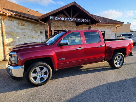 2018 Chevrolet Silverado 1500 for sale at Performance Motors Killeen Second Chance in Killeen TX