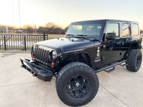 2010 Jeep Wrangler Unlimited for sale at Texas Luxury Auto in Cedar Hill TX