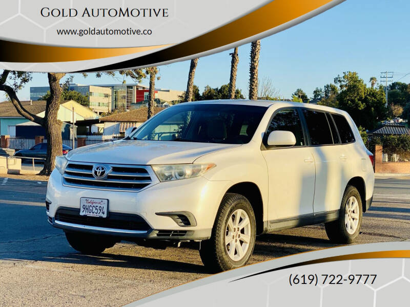 2012 Toyota Highlander for sale at Gold AutoMotive in San Diego CA
