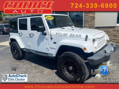 2014 Jeep Wrangler Unlimited for sale at CHOICE AUTO SALES in Murrysville PA
