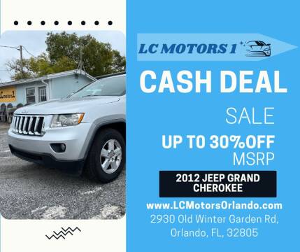 2012 Jeep Grand Cherokee for sale at LC Motors 1 Inc. in Orlando FL
