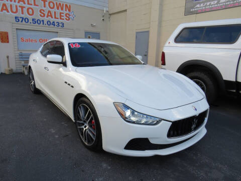 2016 Maserati Ghibli for sale at Small Town Auto Sales in Hazleton PA