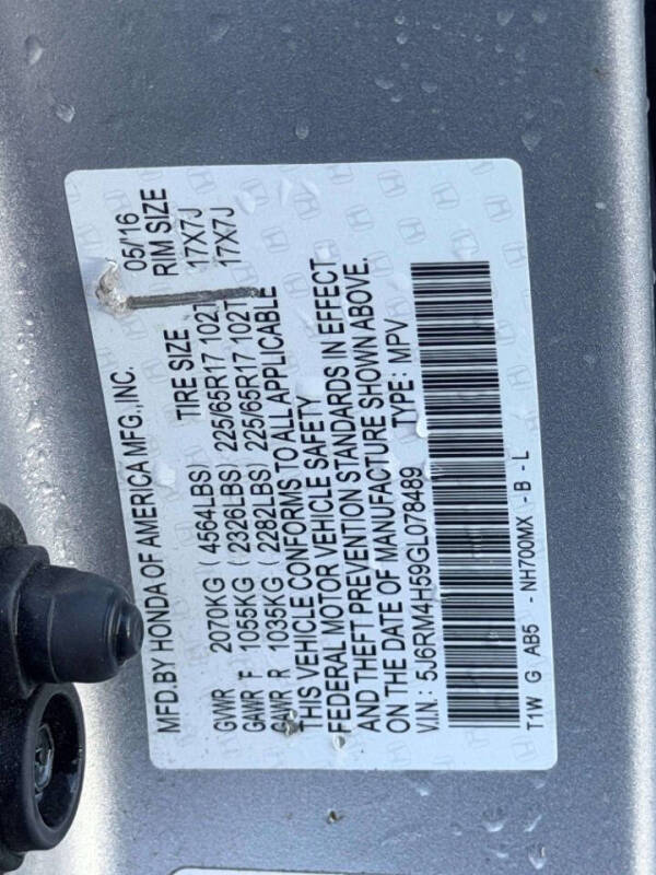 2016 Honda CR-V EX