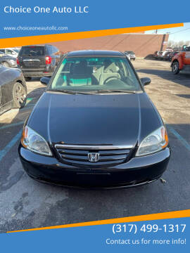 2003 Honda Civic for sale at Choice One Auto LLC in Beech Grove IN