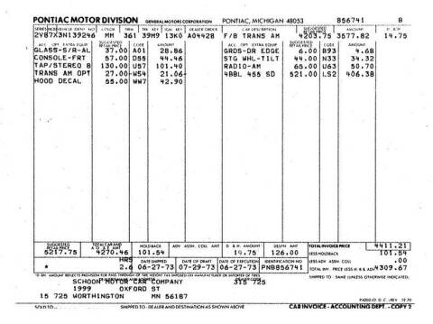 1973 Pontiac Trans Am