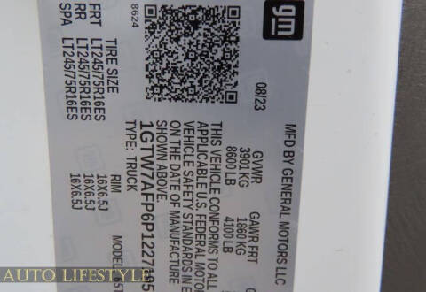 2023 GMC Savana 2500