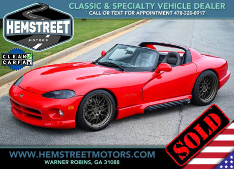 1994 Dodge Viper for sale at Hemstreet Motors in Warner Robins GA