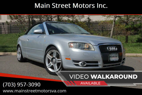 2007 Audi A4 for sale at Main Street Motors Inc. in Chantilly VA