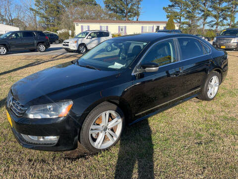 2013 Volkswagen Passat for sale at Washington Motor Company in Washington NC