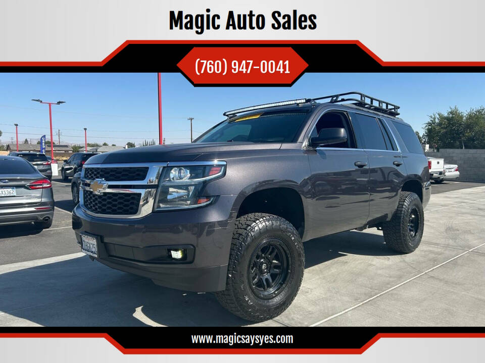 2015 Chevrolet Tahoe for sale at Magic Auto Sales in Hesperia, CA