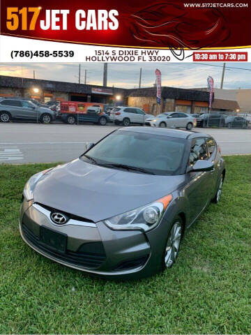 2016 Hyundai Veloster for sale at 517JetCars in Hollywood FL