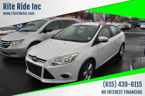 2014 Ford Focus for sale at Rite Ride Inc in Murfreesboro TN