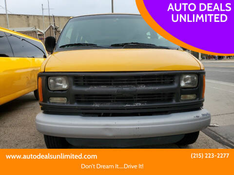 2002 Chevrolet Express for sale at AUTO DEALS UNLIMITED in Philadelphia PA