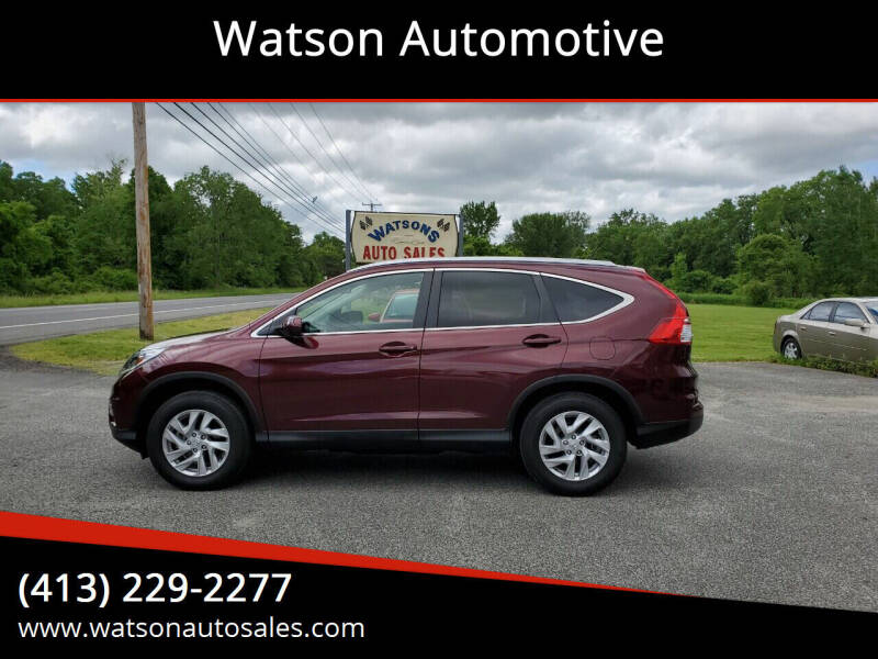 2016 Honda CR-V for sale at Watson Automotive in Sheffield MA