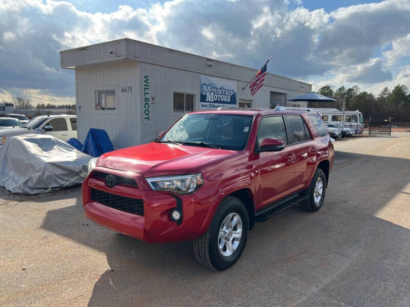 2016 Toyota 4Runner for sale at Mountain Motors LLC in Spartanburg SC