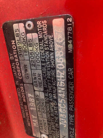 1987 Chrysler Conquest TSi Turbo