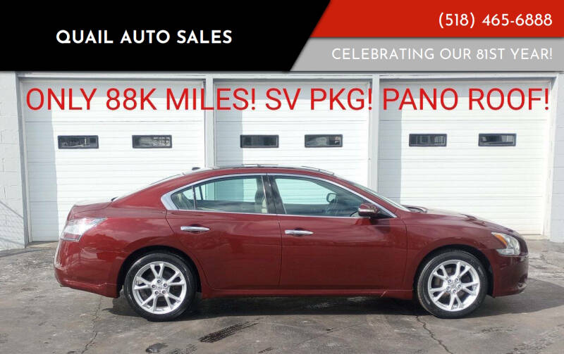 2012 Nissan Maxima for sale at Quail Auto Sales in Albany NY
