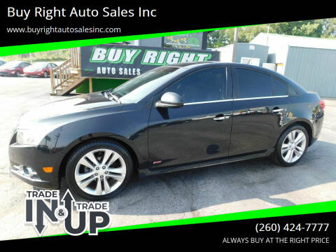 2012 Chevrolet Cruze for sale at Buy Right Auto Sales Inc in Fort Wayne IN