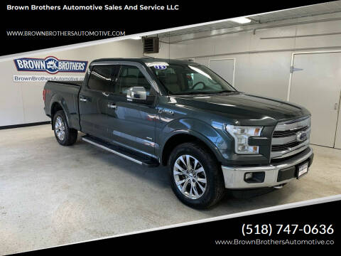 2015 Ford F-150 for sale at Brown Brothers Automotive Sales And Service LLC in Hudson Falls NY