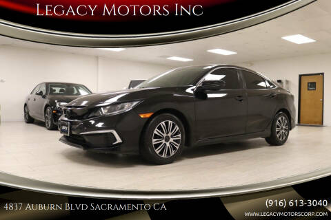 2020 Honda Civic for sale at Legacy Motors Inc in Sacramento CA