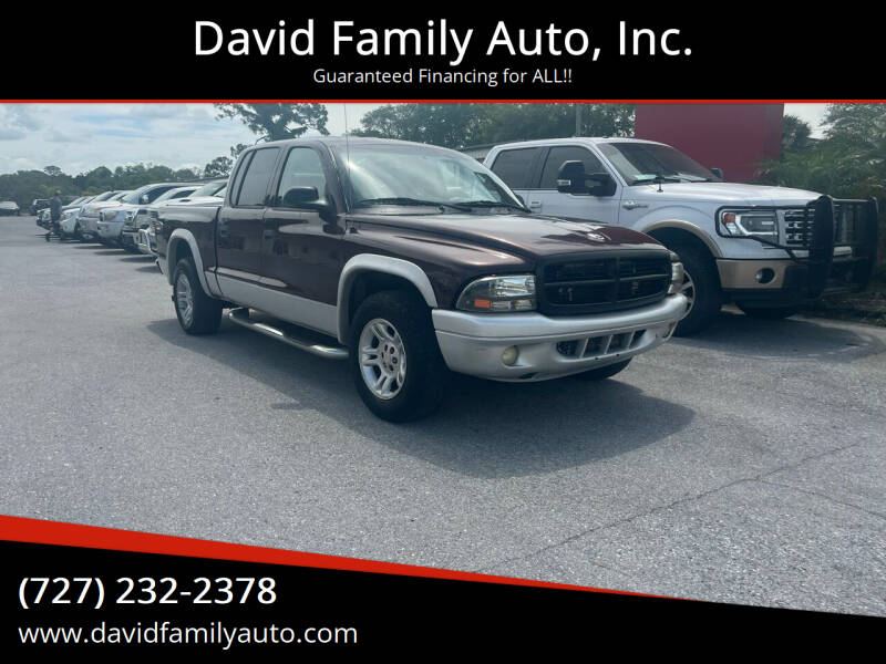 2004 Dodge Dakota for sale at David Family Auto, Inc. in New Port Richey FL