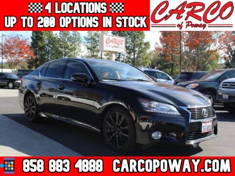 2014 Lexus GS 350 for sale at CARCO SALES & FINANCE - CARCO OF POWAY in Poway CA