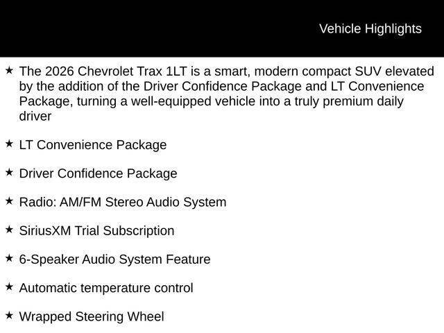 2026 Chevrolet Trax LT