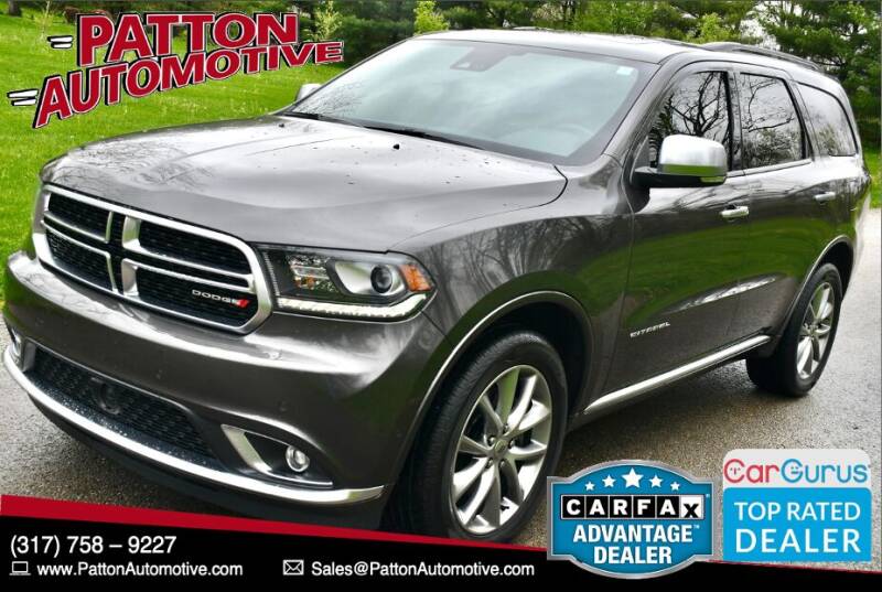 2019 Dodge Durango for sale at Patton Automotive in Sheridan IN
