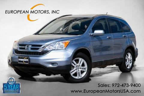 2010 Honda CR-V for sale at European Motors Inc in Plano TX