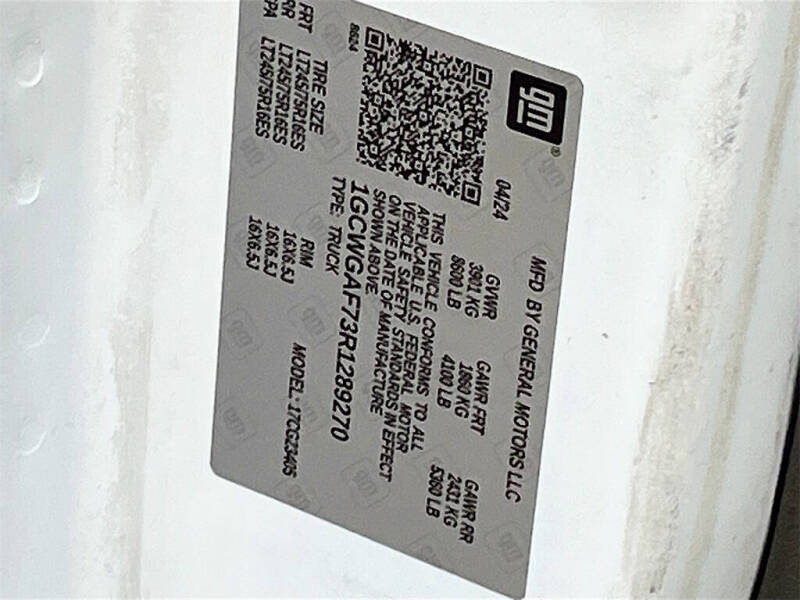 2024 Chevrolet Express 2500