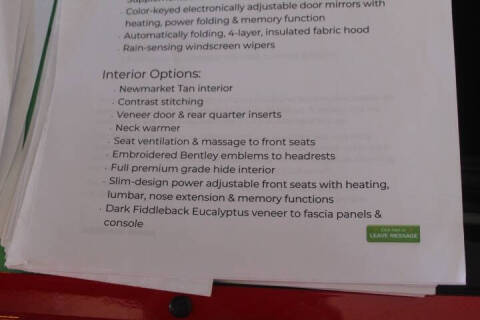 2014 Bentley Continental GT V8