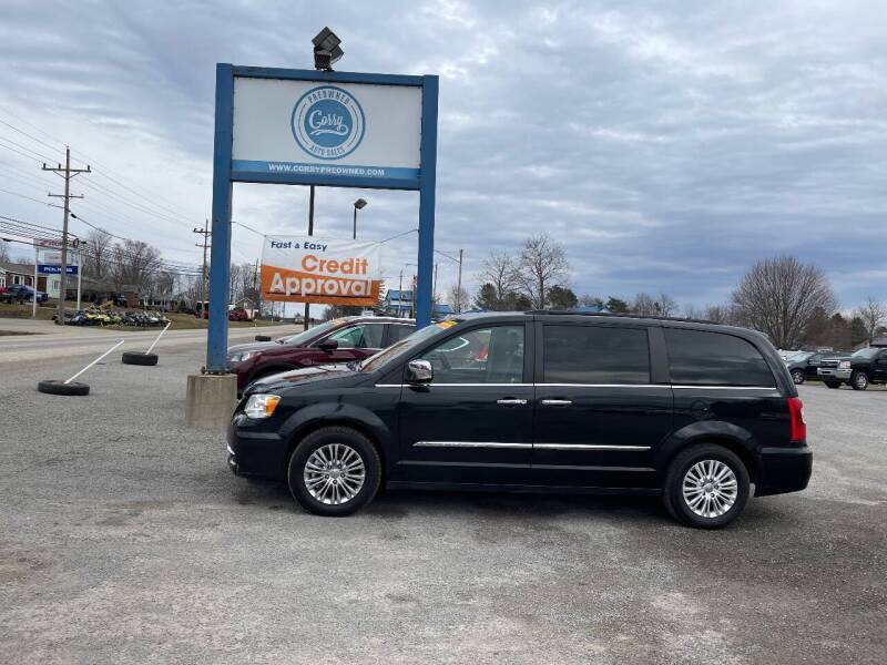 2016 Chrysler Town and Country for sale at Corry Pre Owned Auto Sales in Corry PA