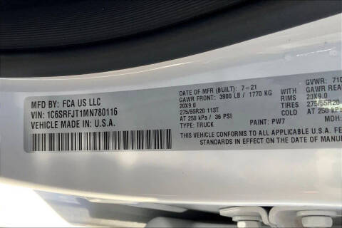 2021 RAM 1500 Laramie