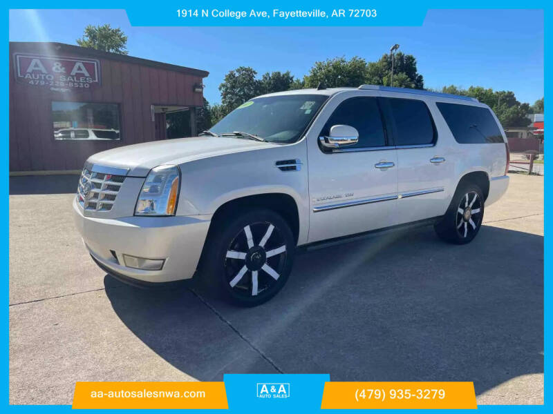 2007 Cadillac Escalade ESV for sale at A & A Auto Sales in Fayetteville AR