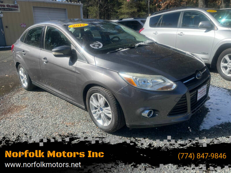 2012 Ford Focus for sale at Norfolk Motors Inc in Norfolk MA