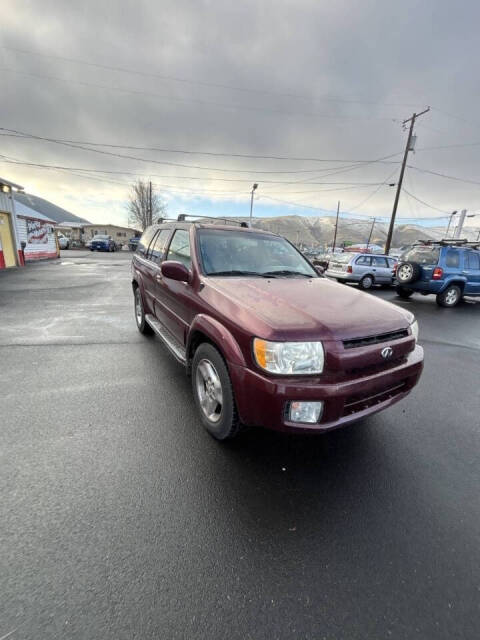 2002 INFINITI QX4 for sale at PIERCY MOTORS INC in Union Gap, WA