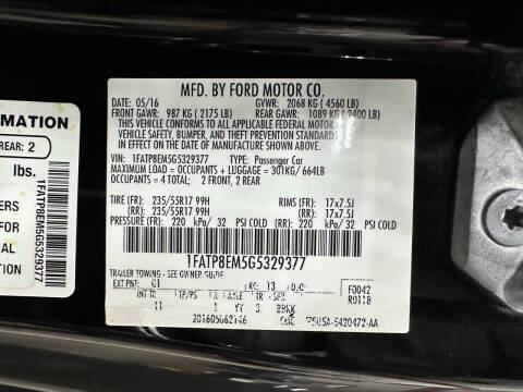 2016 Ford Mustang V6