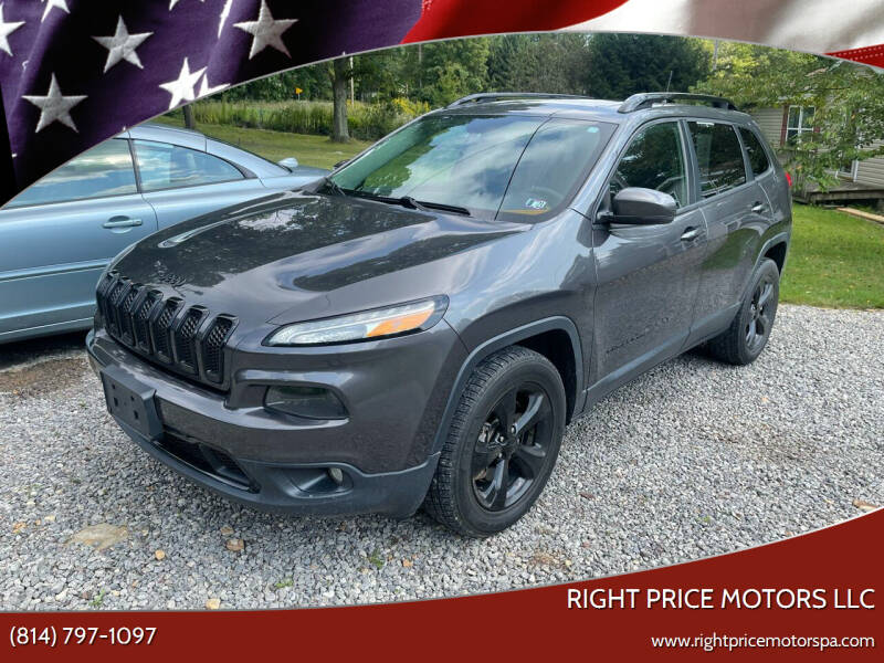 2016 Jeep Cherokee for sale at Right Price Motors LLC in Cranberry Twp PA