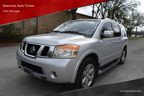 2010 Nissan Armada for sale at American Auto Center in Austin TX