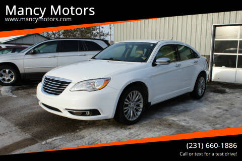 2012 Chrysler 200 for sale at Mancy Motors in Mancelona MI