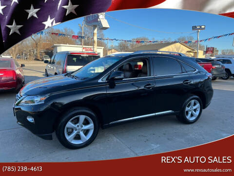 2013 Lexus RX 350 for sale at Rex's Auto Sales in Junction City KS