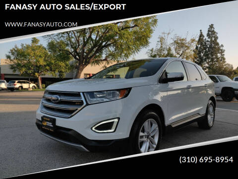 2017 Ford Edge for sale at FANASY AUTO SALES/EXPORT in Yorba Linda CA