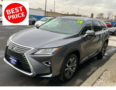 2018 Lexus RX 350L for sale at Shogun Auto Center in Hanford CA