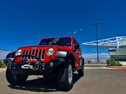 2013 Jeep Wrangler Unlimited for sale at M 3 AUTO SALES in El Paso TX