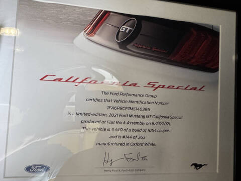 2021 Ford Mustang GT Premium