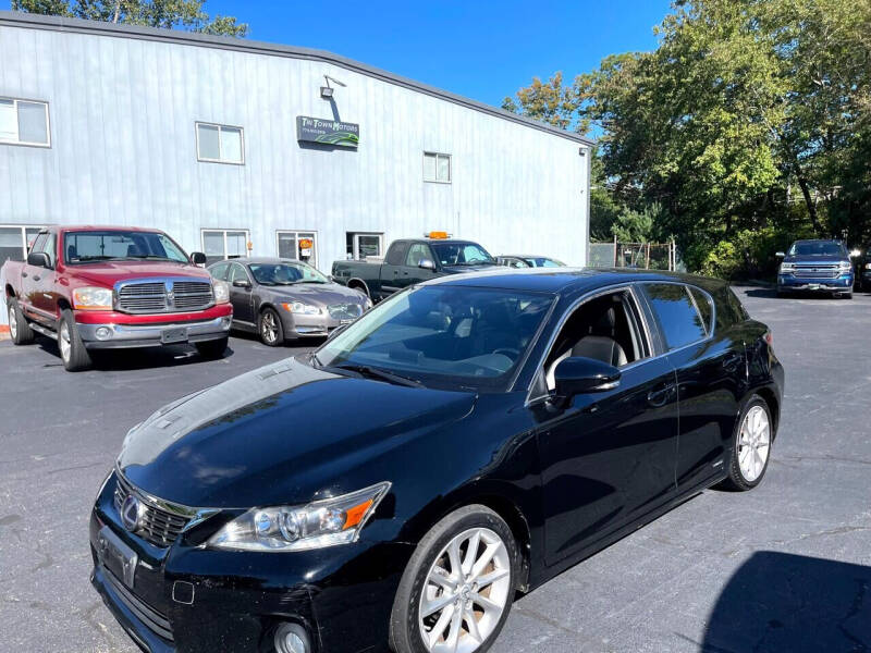 2012 Lexus CT 200h for sale at Tri Town Motors in Marion MA